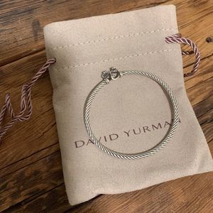 David Yurman Ribbon Bow Bracelet with Diamonds